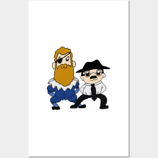 Fernando Pessoa e Camões, Pop Epic team parody Posters and Art